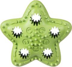 Lodër gome për qen Barry King Treat Star, 12.5cm, e gjelbër