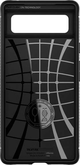 Kapak telefoni Spigen Rugged Armor për Google Pixel 6, TPU, i zi mat