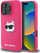 Futrollë telefoni Karl Lagerfeld Choupette për iPhone 16 Pro, MagSafe, rozë