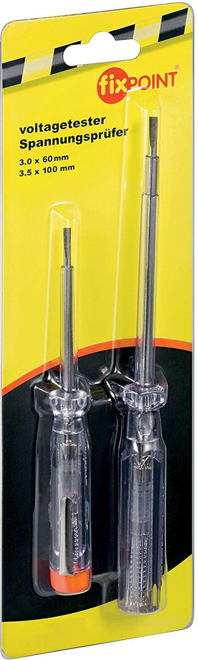 Set testues tensioni Fixpoint 77011, 200-250V, 3x60mm dhe 3.5x100mm