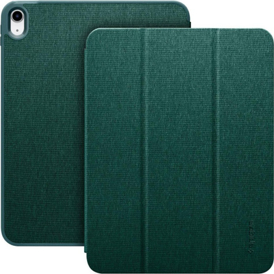 Mbrojtëse tablet Spigen Urban Fit, për iPad 10th Gen 2022, kapak palosës, jeshile e errët