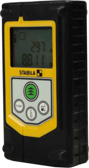 Ласерски далномер Stabila LD 320, 60 m, осветлен екран, жолт