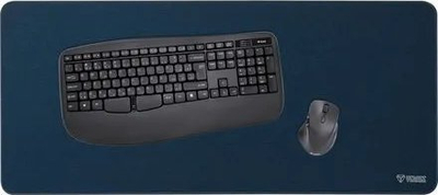 Mbulesë për maus edhe tastierë YENKEE YPM 9040BE Office XXL, sipërfaqe e madhe, kundër rrëshqitjes, e zezë