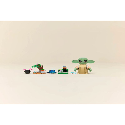 Set ndërtimi LEGO Star Wars Grogu’s Homestead 75443, 107 pjesë, 4+