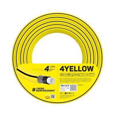 Zorrë kopshti Cellfast 4YELLOW 10-521, 3/4", 30 m, e verdhë