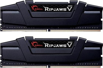 Memorie RAM G.Skill Ripjaws V, DDR4, 8 GB, 3200MHz, CL16 (F4-3200C16D-8GVKB), e zezë