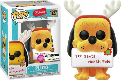 Figurinë Funko POP Disney Holiday Pluto, PVC, shumëngjyrëshe, për koleksion