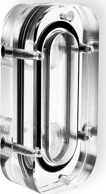 Tub akrilik për ftohje me ujë Stealkey Customs CubeTube 60mm, diametër 12mm, transparent
