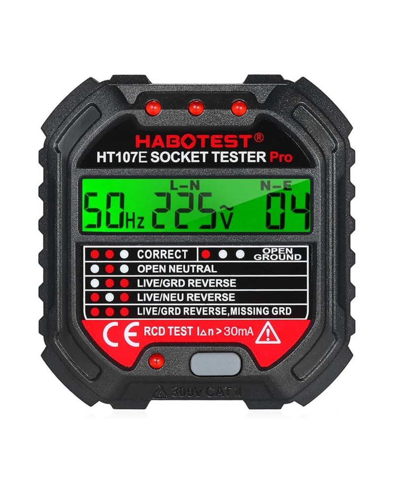 Testues prize HABOTEST, 90-250V, 6 tregues, i zi
