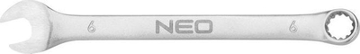 Çelës unazor Neo Open End Ring Spanner, 6 x 100 mm, çelik CrV, gri