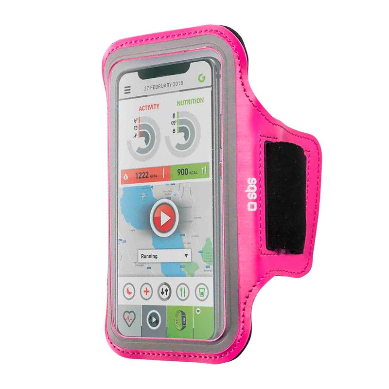 Mbajtëse krahu SBS Fit Band, 5", 73x142mm, rozë