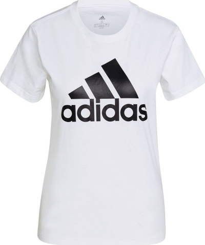Блуза Adidas W BL T, памук, за жени, бела