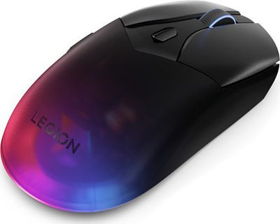 Maus gaming Lenovo Legion M410, 16000 DPI, pa tela dhe me kabllo, i zi