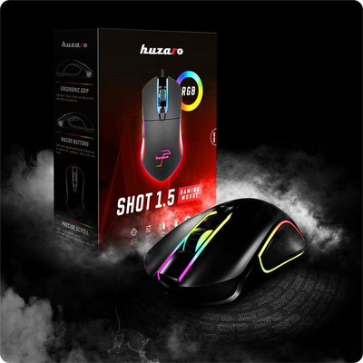 Maus Shot 1.5 HUZARO, RGB, i zi 