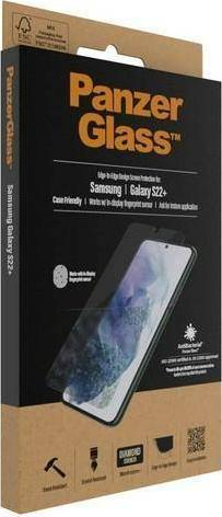Mbrojtës ekrani PanzerGlass Tempered Glass për Samsung Galaxy S22 Plus, antibakterial, transparent