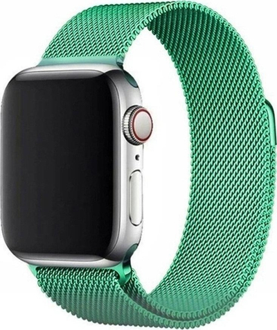 Rrip ore inteligjente Hurtel Magnetic Strap për Apple Watch 7 41mm, çelik inox, mbyllje me magnet, mente