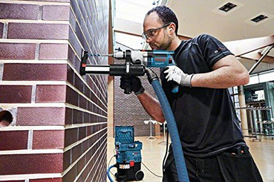 Sistem thithje pluhuri Bosch GDE 16 CYL, për çekiça goditës, i zi