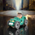 Lodra konstruktore Marioinex Mini Waffle Cars, 50 copa, makinë vintage, blu me jeshile