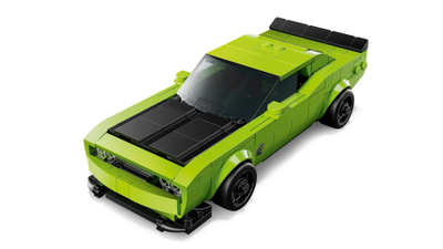 Lodër ndërtimi Lego Speed Champions 77237 Dodge Challenger SRT Hellcat, makinë sportive