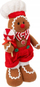 Figurë zbukuruese për Krishtlindje Feeric Christmas Gingerbread Man, 36 cm, poliester, ngjyrë kafe