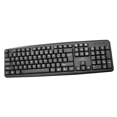 Tastierë Titanum TK101, USB, e zezë