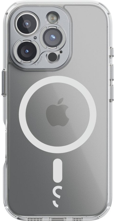 Футрола за телефон Shiftcam Camera Case за iPhone 16 Pro, со држач за леќи, проѕирна