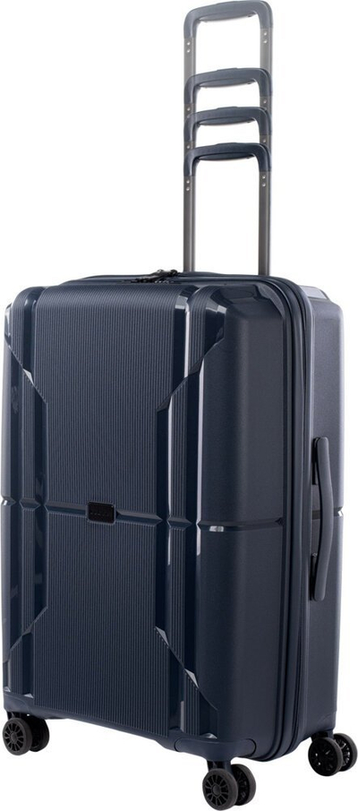 Куфер Iguana Sydney 60, 60L, цврста обвивка PP, сив