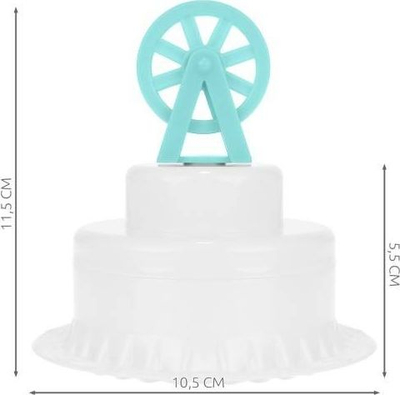 Set lodër pasticerie Ikonka Cake Making Set, tortë dy shtresëshe, për fëmijë 6+