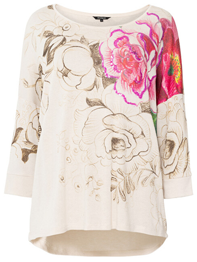 Maicë Desigual 19WWTKAK 1001, shumëngjyrëshe L