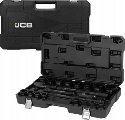 Set çelësa goditës JCB 6213-5MPB, 21 pjesë, 3/4", i zi