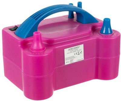 Pompë elektrike për balona Kruzzel, 600W, 2 gryka, roze