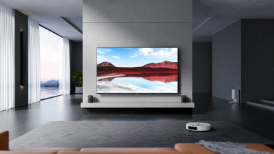 Телевизор Xiaomi A Pro 55, 55", 4K QLED, Паметен Google TV