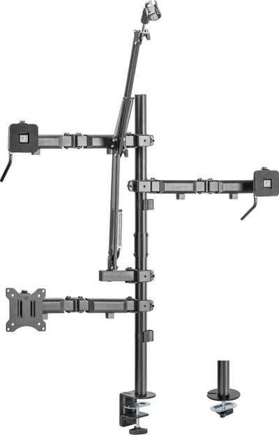 Mbajtëse tavoline për monitor NanoRS All In One Studio RS164, 17"-32", e zezë