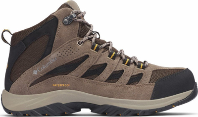 Планинарски чизми Columbia Crestwood Mid Waterproof за мажи, број 42, кафеави