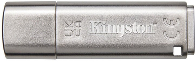 USB Kingston IronKey Locker+ 50, 64GB, i argjendtë
