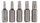 Set bitash Bosch 2609255970 Hexalobular C 6.3, 5 copë, metalik
