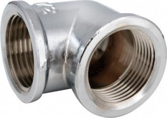 Lidhës këndi Hydroland ELBOW CHROME 6 20, bronz, për tuba G3/4", krom