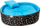 Shtrat për qen Diversa Funky Dog Bed 3, oval, me jastëk, blu