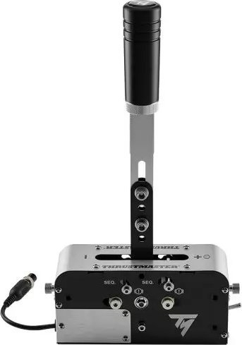 Fren dore gaming Thrustmaster TSS Handbrake 4060306, 2 në 1 me ndërrues marshesh, USB, e zezë argjendtë
