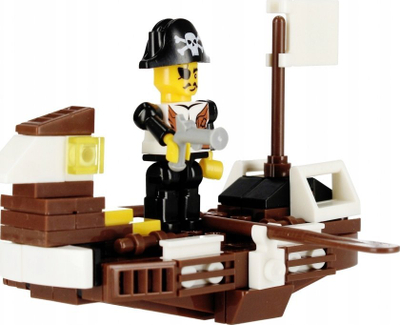 Lodër me blloqe piratësh, anije e vogël, mbi 6 vjeç, shumëngjyrëshe