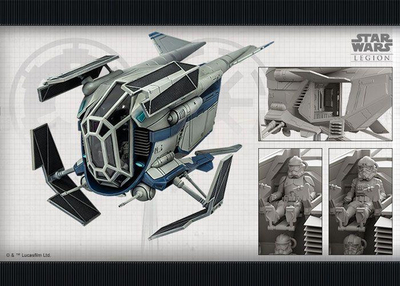 Lojë Fantasy Flight Games An expansion pack for Star Wars Legion: LAAT / le Patrol Transport Unit Expansion