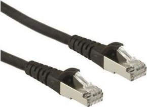 Kabllo rrjeti Roline Cat6a, 10 m, i mbrojt, i zi