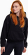 Bluza me kapuç 4F W 4FWSS24TSWSF1057, pambuk organik, xhep kangur, e zezë