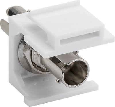 Modul keystone Goobay 80003, 2x ST femër–femër, i bardhë
