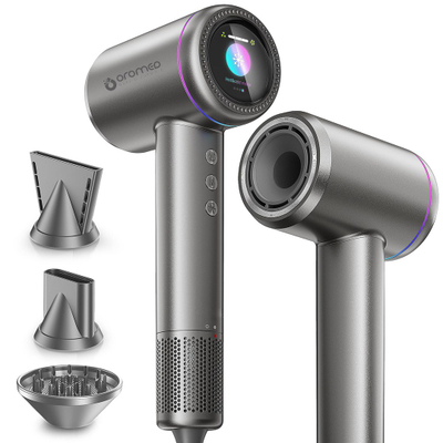 Thanëse flokësh ORO-F1 Sonic S, 1600W, ekran LCD, gri