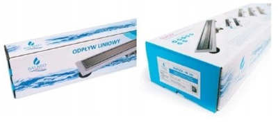 Kanal kullimi linear Hydroland L-600, 60 cm, çelik inox, argjend