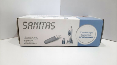Термометар за уво Sanitas SFT 53, дигитален, инфрацрвен, бел