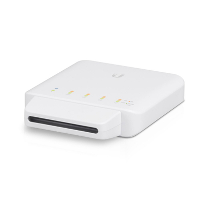 Switch rrjeti Ubiquiti UniFi USW‑FLEX, 8 porta Gigabit, PoE, i bardhë