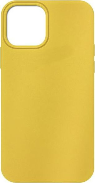 Mbrojtëse telefoni Jelly Liquid për iPhone 12 mini 5.4", silikoni, e verdhë