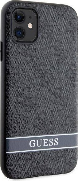 Mbulesë telefoni Guess GUHCN61P4SNK, për iPhone 11 XR 6.1", gri